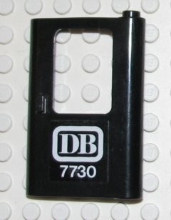 4182pb019-11G Trein, Deur 1x4x5 rechts DB 7730 zwart gebruikt *1D0000