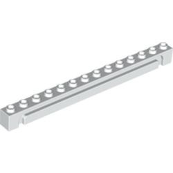 4217-1 Steen 1x14 met gleuf (oa voor garage- elementen) wit NIEUW *5K0000