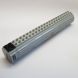 4350c02-9G Batterijbox 4,5 3 C-cel met schakelaar (PAKKETZENDING) lichtgrijs (klassiek) gebruikt *