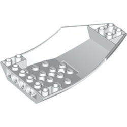 47406-1 Vliegtuig cockpit bodem 10x6x2 wit NIEUW *