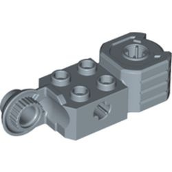 47431-55 Technic, steen 2x2 met asgat, vuist en rotatie Joint ball blauw, zandkleurig NIEUW *