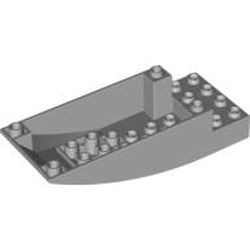 47846-86G Cockpit 10x4x2 gebogen grijs, licht (blauwachtig) gebruikt *3L0000