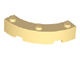 48092-2 Steen 4x4 gebogen (Dubbele macaroni) crème NIEUW *1B066