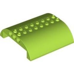54095-34G Dakpan gebogen 8x8x2 (vliegtuig) lime gebruikt *1D029