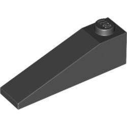 60477-11G Dakpan 18 graden 1x4 zwart gebruikt *1D017