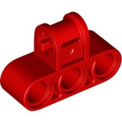 63869-5 Technic, As en pin connector gedraaid drievoudig rood NIEUW *0B011