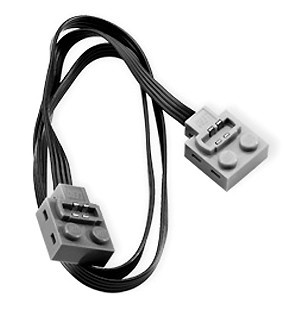 8871-86 Verlengsnoer POWER FUNCTIONS 50 centimeter(let op, niet voor oude systeem!) grijs, licht (blauwachtig) NIEUW *1D000