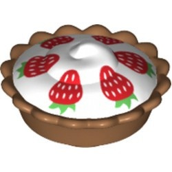 93568pb003-150 Pudding met vulling met 6 aardbeien caramel, midden NIEUW *0L0000