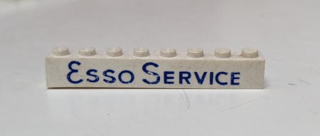 crssprt01pb14-1G Steen 1x8 ZONDER bodemtubes ESSo Service wit gebruikt *5V07-02