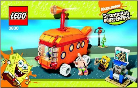 INS3830-G 3830 BOUWBESCHRIJVING- The Bikini Bottom Express gebruikt *LOC BE