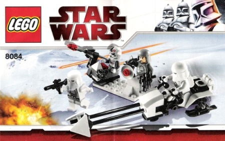 INS8084-G 8084 BOUWBESCHRIJVING- Snowtrooper Battle Pack gebruikt *LOC RBSW