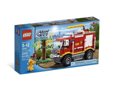 Set 4208 Set 4208 4 × 4 Fire Truck MET DOOS (99% compleet) gebruikt *