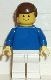 soc033G Voetballer blauw/witte Team Player 4 gebruikt *0M0000
