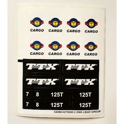 10170stk01 STICKER 10170 TTX Intermodal Double-Stack Car NIEUW *0S0000