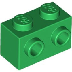11211-6G Steen 1x2 met noppen aan één zijde groen gebruikt *1L2-13