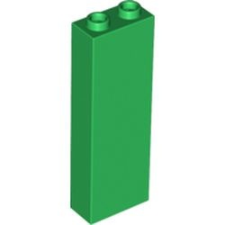 2454-6G Steen 1x2x5 groen gebruikt *1D005