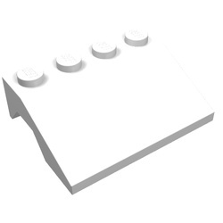 2513-1G Spatbord (schuin front) wit gebruikt *1D019