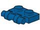 2540-7G Platte plaat 1x2 met OPEN hendel blauw gebruikt *1L293
