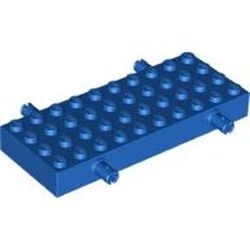 30076-7G Steen 4x10 met vier wielpinnen blauw gebruikt *1D009