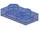 3023-14G Platte plaat 1x2 transparant donkerblauw gebruikt *1B367