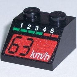 3039pb020-11G Dakpan bedrukt 45 2x2 Tachometer en 63 km/h gebruikt *5R000