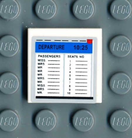 3068bpb0460-1G Tegel 2x2 Computer scherm (Sticker) wit gebruikt *5T05-11