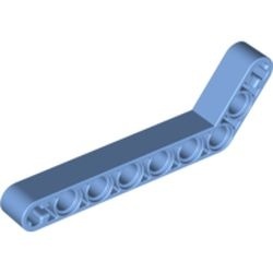 32271-42 Technic, Hefbalk 1x9 gebogen (7x3) dik blauw, midden NIEUW *1D000
