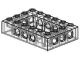 40344-12 Technic, steen 4x6 Open Center transparant NIEUW *5K100