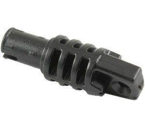 41532-11 Scharnier clinder 1x3 met 1 vinger en technic pin met frictie zwart NIEUW *1L192