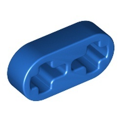 41677-7G Technic, Hefbalk 1x2 dun blauw gebruikt *1D000