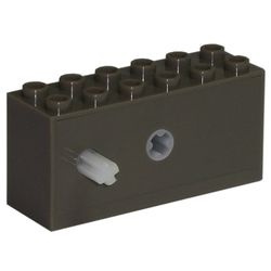 42073c01-10G Motor opwindbaar 2x6x2 1/3 met korte as donker, grijs (klassiek) gebruikt *1R0000