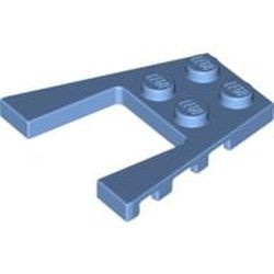 43719-42G Wigplaat 4x4 (L+R toelopend) blauw, midden gebruikt *