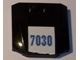 45677pb006-11G Wig 4x4x2/3 (motorklep) sticker 7030 zwart gebruikt *