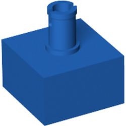 4729-7G Steen 2x2 met toppin blauw gebruikt *1D008