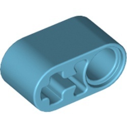 60483-156 Technic, Hefbalk 1x2 dik met PINGAT en ASGAT blauw, middenazuur NIEUW *1DT00