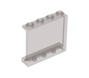 60581-13 Paneel 1x4x3 MET zijschotjes zie ook 4215 transparant bruin (kleurnaam was: trans ZWART) NIEUW *1L025