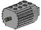 6216m2-9G Motor 4,5 volt type 2 MET gat voor moddenpin in aansluiting lichtgrijs (klassiek) gebruikt *5D0000