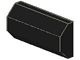 70961-11G Technic Rubber Bumper 2x4 zwart gebruikt *