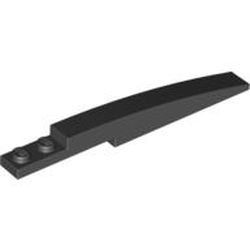 85970-11BULK BULK: Dakpan 10x1 gebogen met 2 noppen zwart NIEUW *1B095