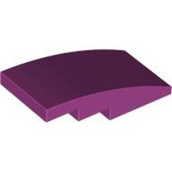 93606-71 Dakpan 4x2 gebogen geen noppen magenta NIEUW *1B103