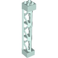 95347-152 Pilaar 2x2x10 TYPE 4 vakwerk driehoekig open alle zijden DRIE SECTIES aqua, licht NIEUW *2B071