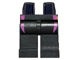 970c00pb0102-11 Broek met donkerpaars wetsuit motief (col04-5) zwart NIEUW *2B000