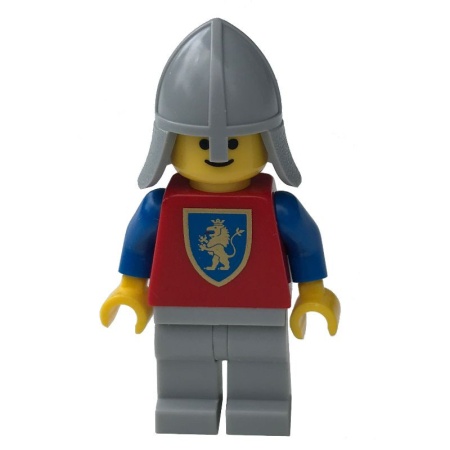cas542G Crusader Lion, lichtblauwgrijze helm en benen (Heruitgave) gebruikt *0M0000