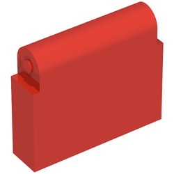 fabah4-hinge-5G Autodak draaibaar (steen) rood gebruikt *