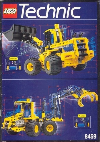 INS8459-G 8459 BOUWBESCHRIJVING- Pneumatic Front End Loader gebruikt *