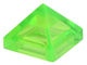 22388-108 DakNOK 45 graden PYRAMIDE 1x1 2/3 hoog top 4 zijdig transparant heldergroen NIEUW *1L190