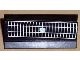 2440pb013-11G Spoiler 6x3 Grid met blauw blokje in midden zwart gebruikt *1K0000