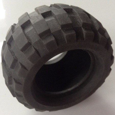 2995-11G Zwarte autoband 68.8x40 Technic ballon large (PAKKETZENDING) zwart gebruikt *5W000