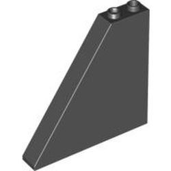 30249-11G Dakpan 55 graden 6x1x5 ("staart") zwart gebruikt *1D027
