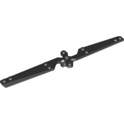 30644-11G Grote propellor L22 diameter- twee bladen zwart gebruikt *1D042